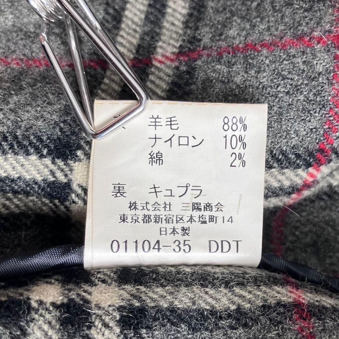 BURBERRY ダッフルコート メンズ L グレー