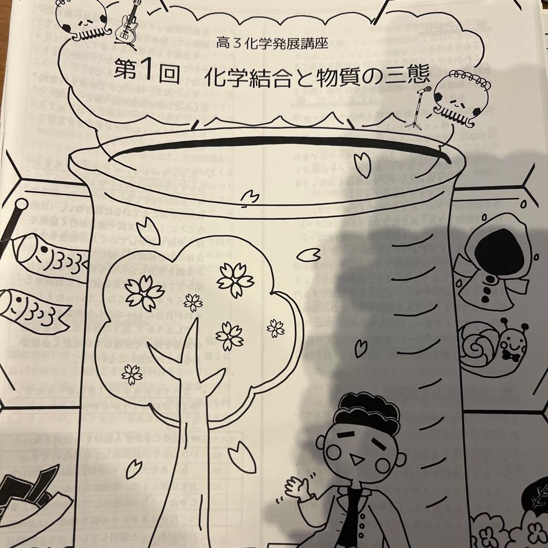 【新課程対応】2024年度鉄緑会高３化学発展講座第1回～25回冊子受験科テスト