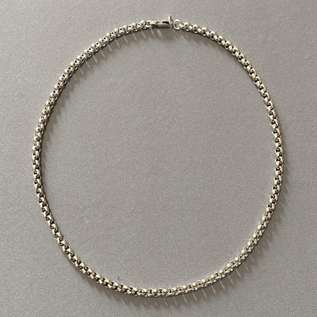 SAAD サード シルバー 925 5.4mm 甲丸 チェーン ネックレス