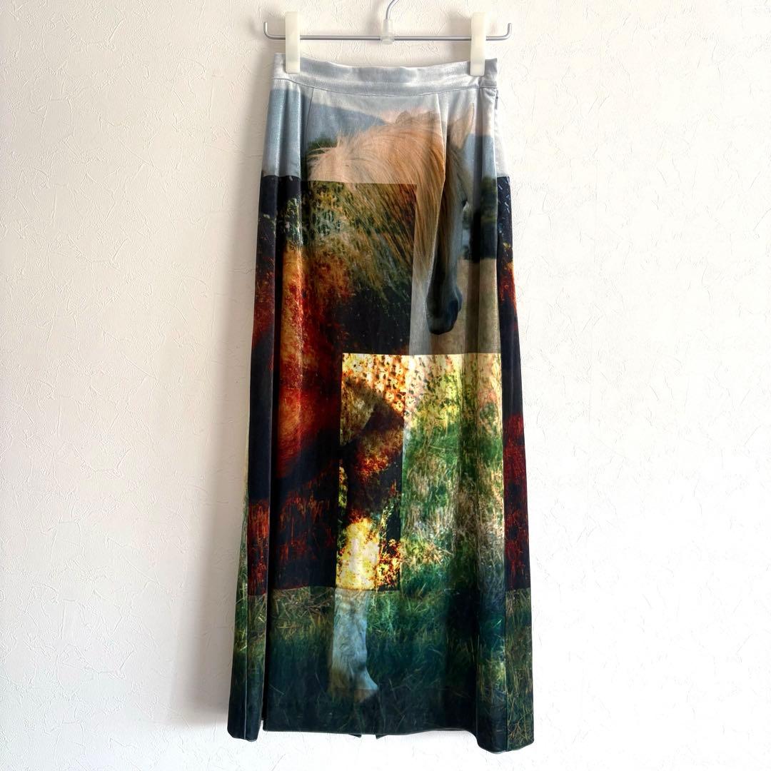 美品Silvia Conde Oliván×Ameri VELOUR SKIRT