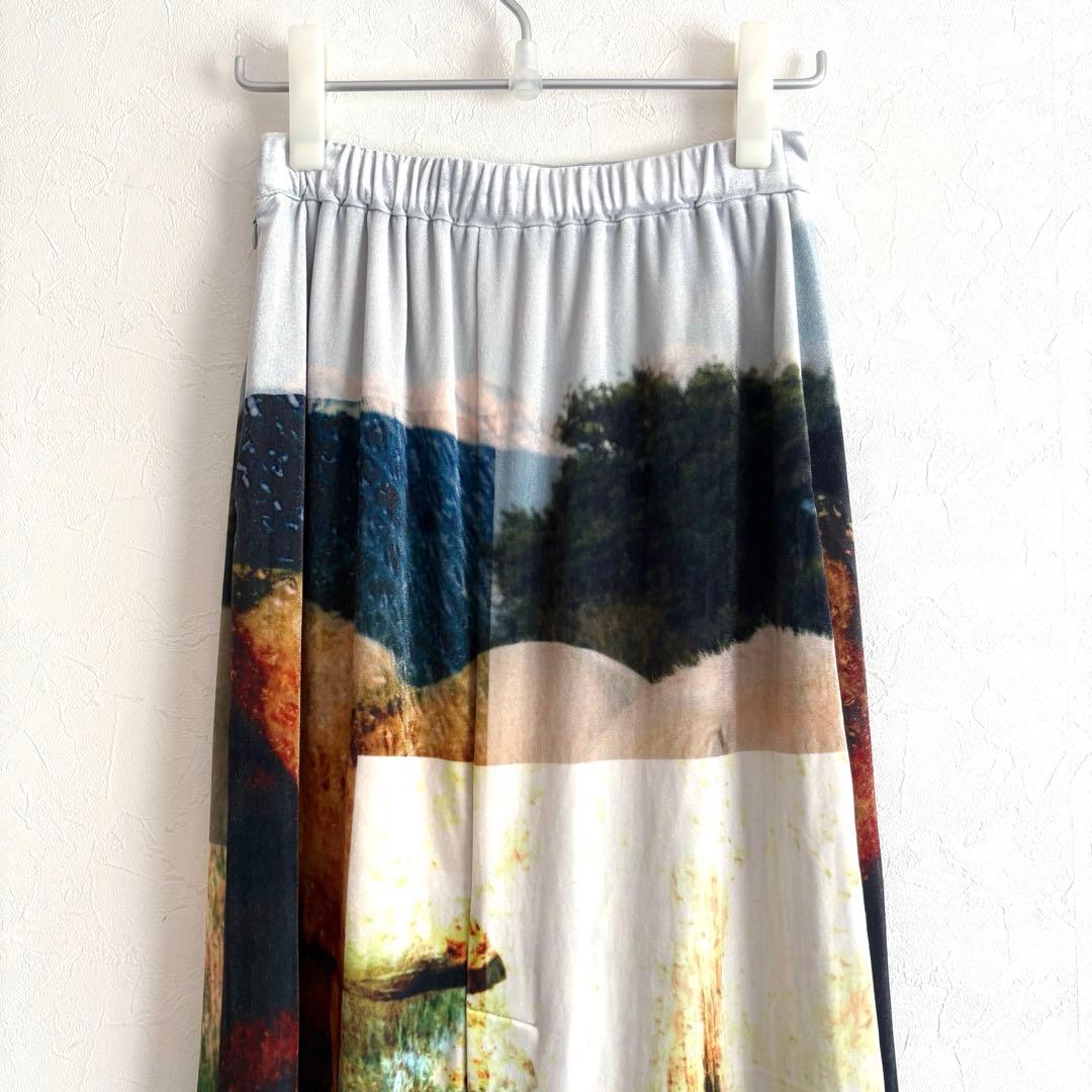 美品Silvia Conde Oliván×Ameri VELOUR SKIRT
