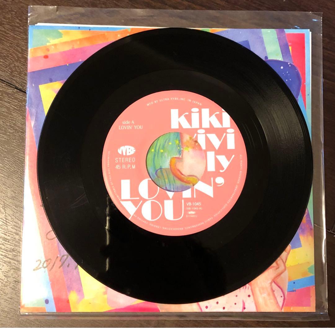Kiki vivi lily lovin’ you 7inch 直筆サイン入り