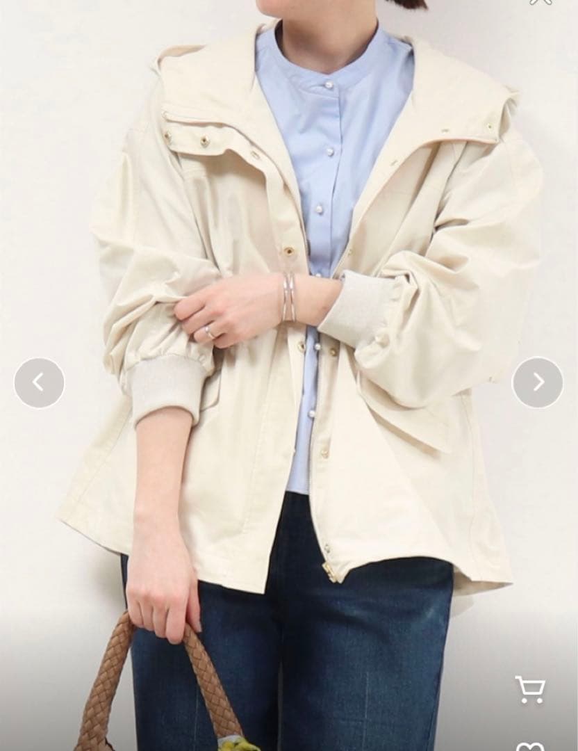 ★NOLLEY'S MICO COULIERドロストコートマウンテンパーカー★