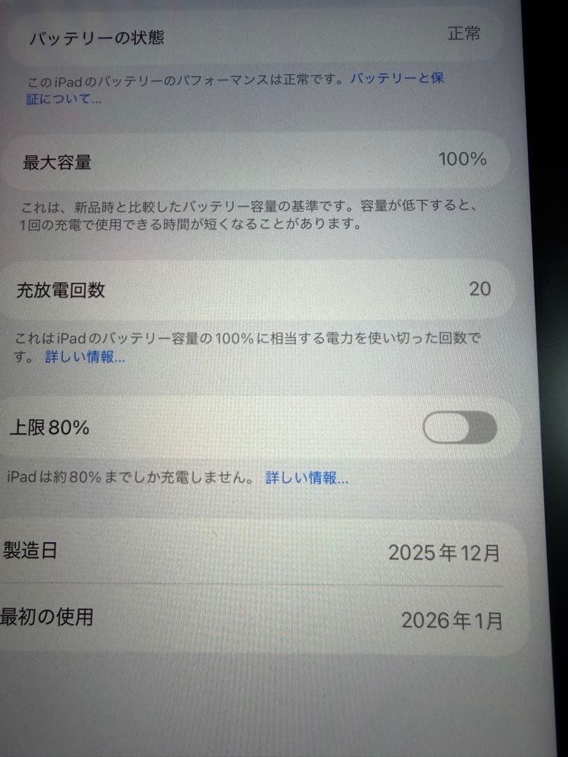 Apple iPad A16 11インチ ブルー