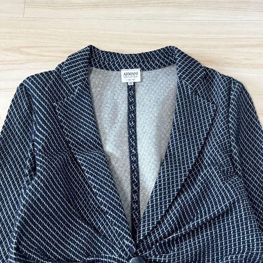 armani collezioni テーラードジャケット チェック 千鳥