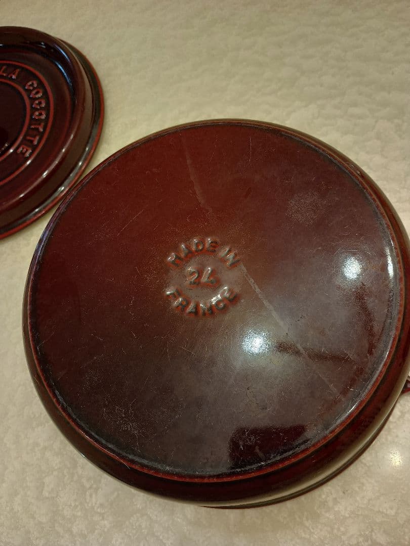 STAUB ピコ　ココット　ラウンド　24cm