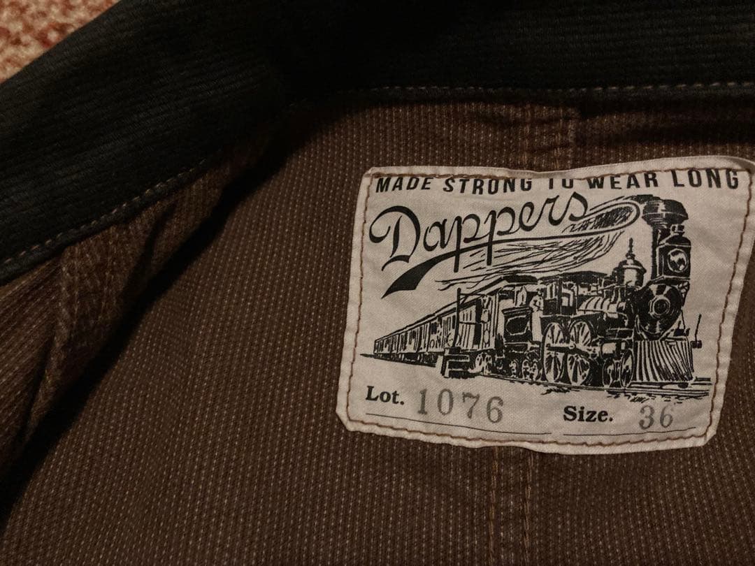 ダッパーズ　カバーオール　Dapper's ピケ　チェンジボタン　アメカジ