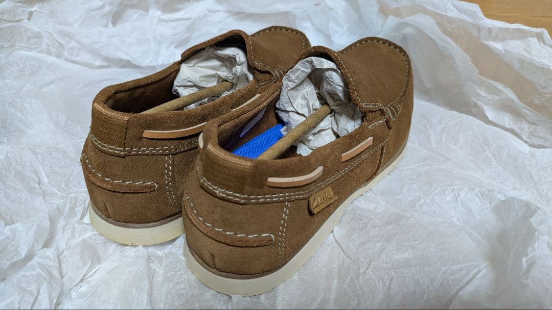 Clarks Noonan Step スエード スリッポン EU 44