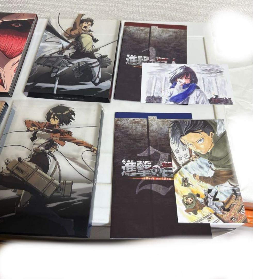 進撃の巨人のdvd（1.2.3巻）初回限定版