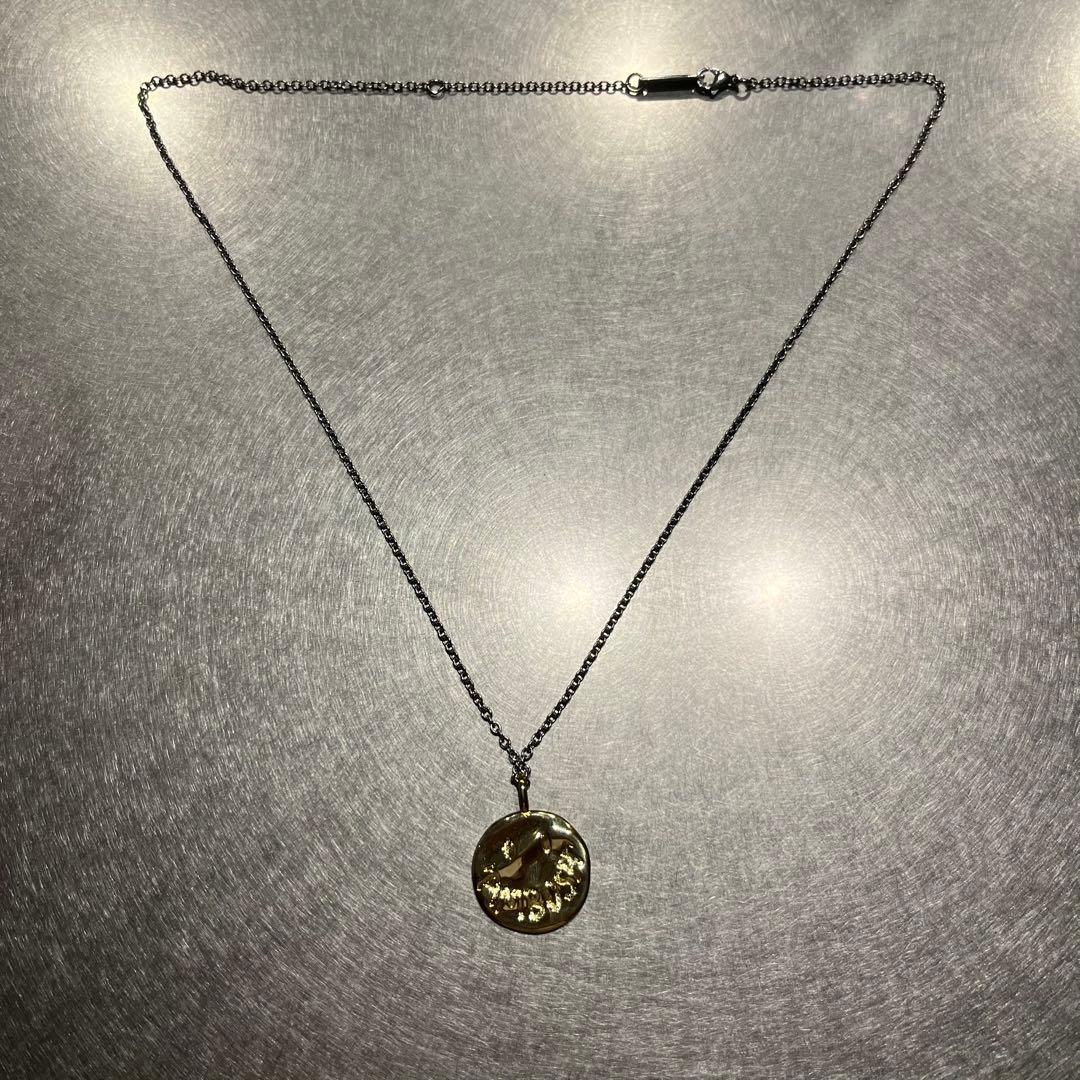 AMBUSH SMILEY CHARM NECLACE ゴールド