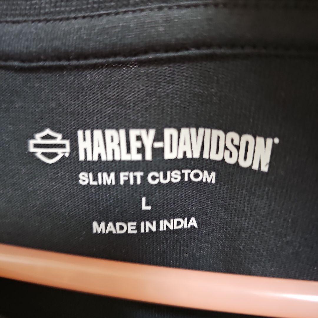 Harley-Davidson スリムフィットカスタム Tシャツ L ブラック