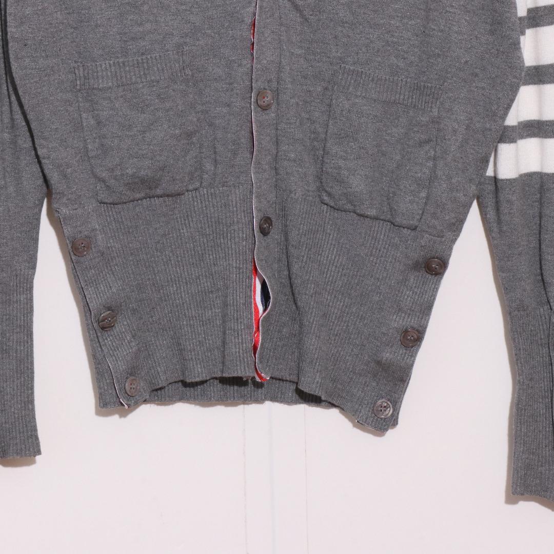 美品 THOM BROWNE トップス カーディガン 天竺編み 四本ライン