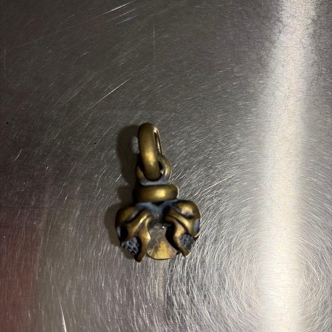 goldkid ツインスカルトップ 真鍮 ブラス