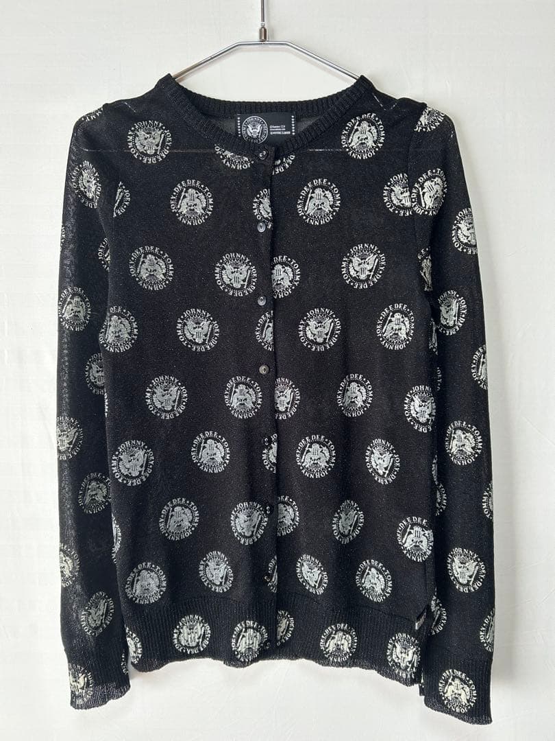 RAMONES × HYSTERIC GLAMOUR カーディガン