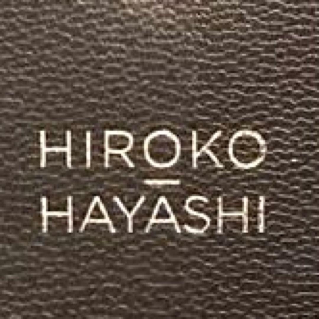 【美品】HIROKO HAYASHI ベファーナ　薄型二つ折り財布　黒