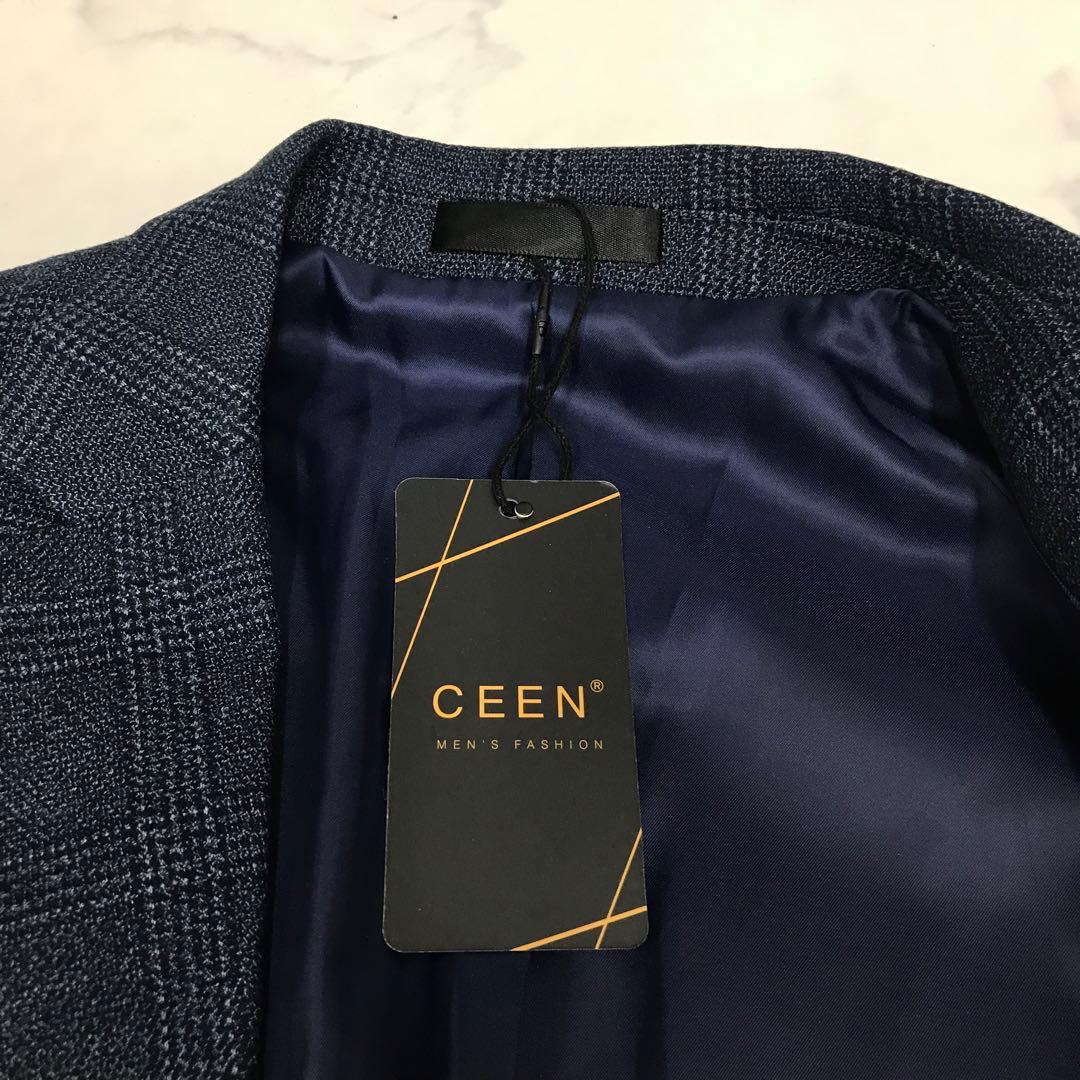 m081386 セットアップ 上下 3点セット CEEN スーツ ベスト付き L