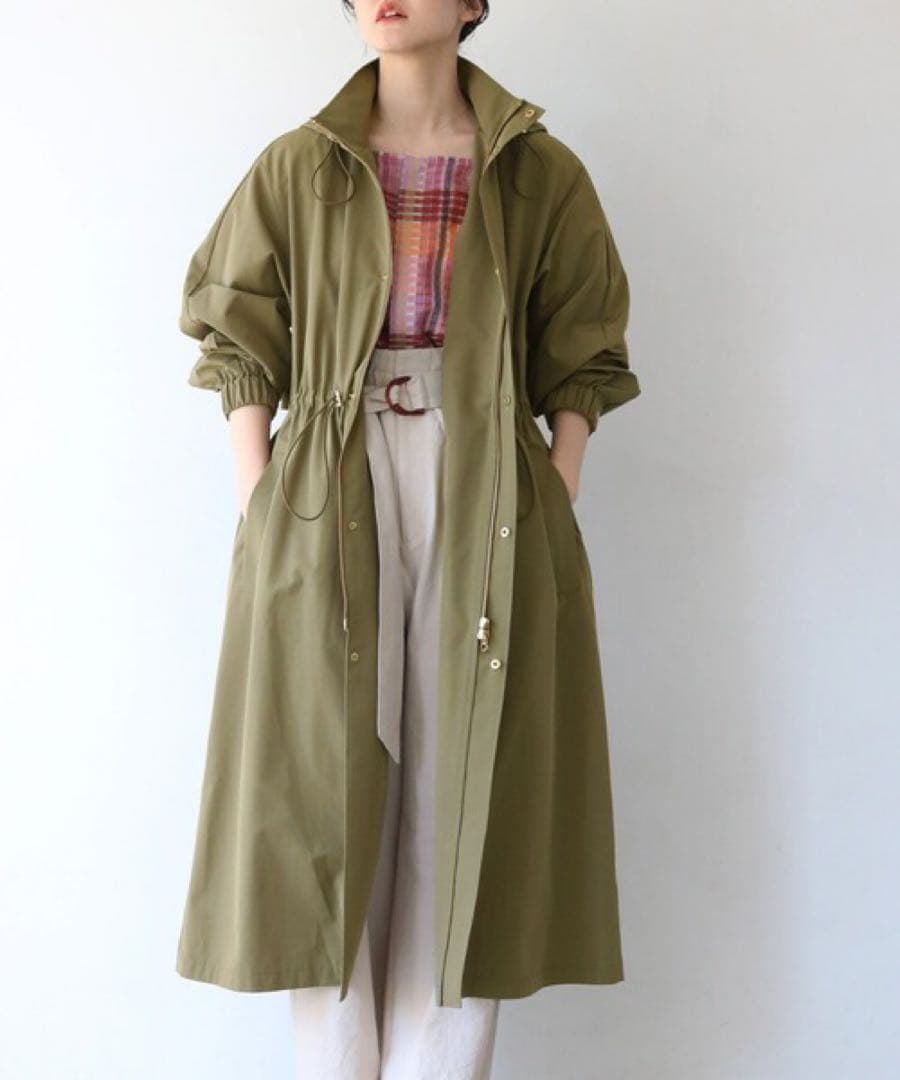定価29700円 イエナ コート ロングコート ジャケット カーキ 36
