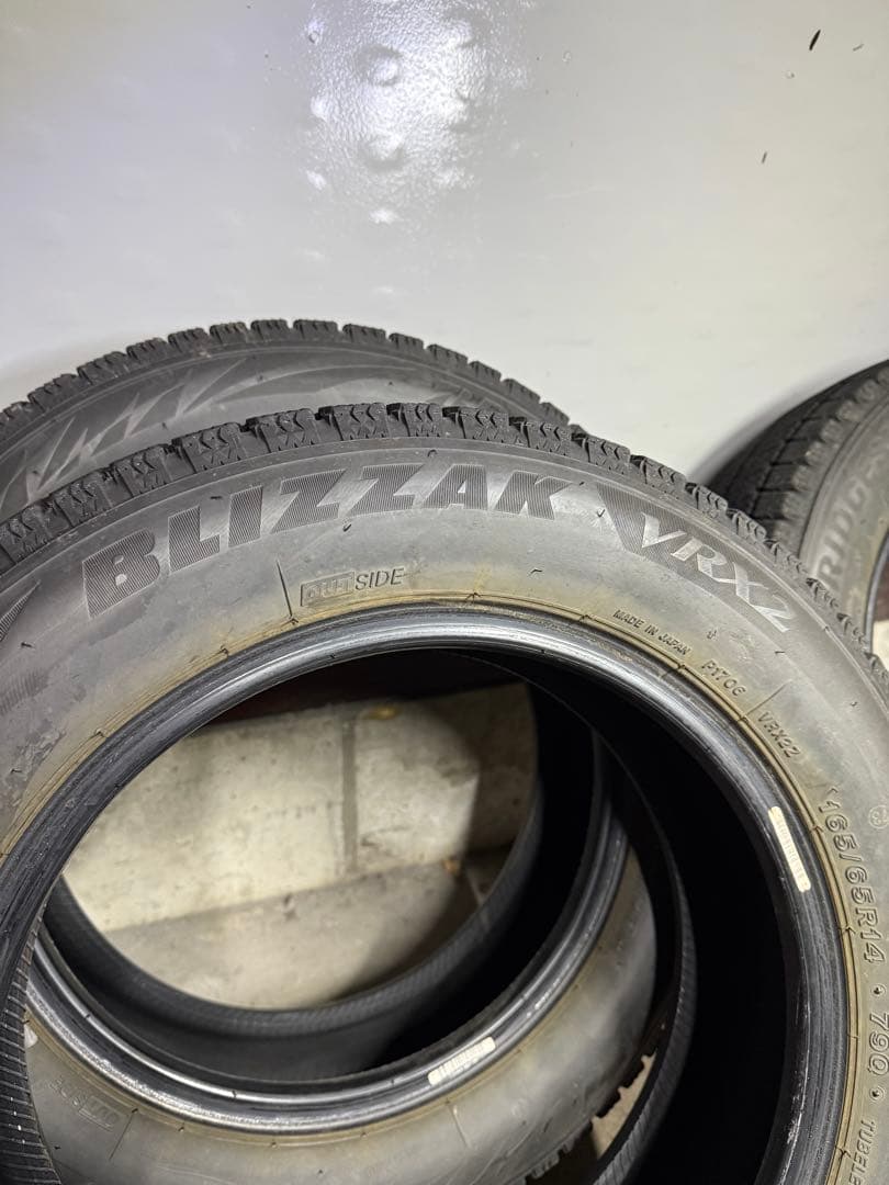 しょうたブリヂストン VRX2 165/65R14 2019年 4本セット