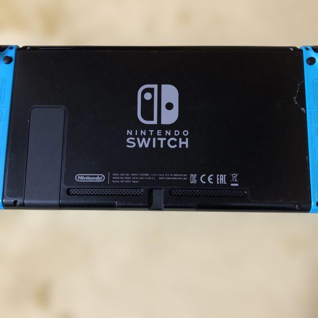 【ジャンク品】Nintendo Switch 本体 青のジョイコン