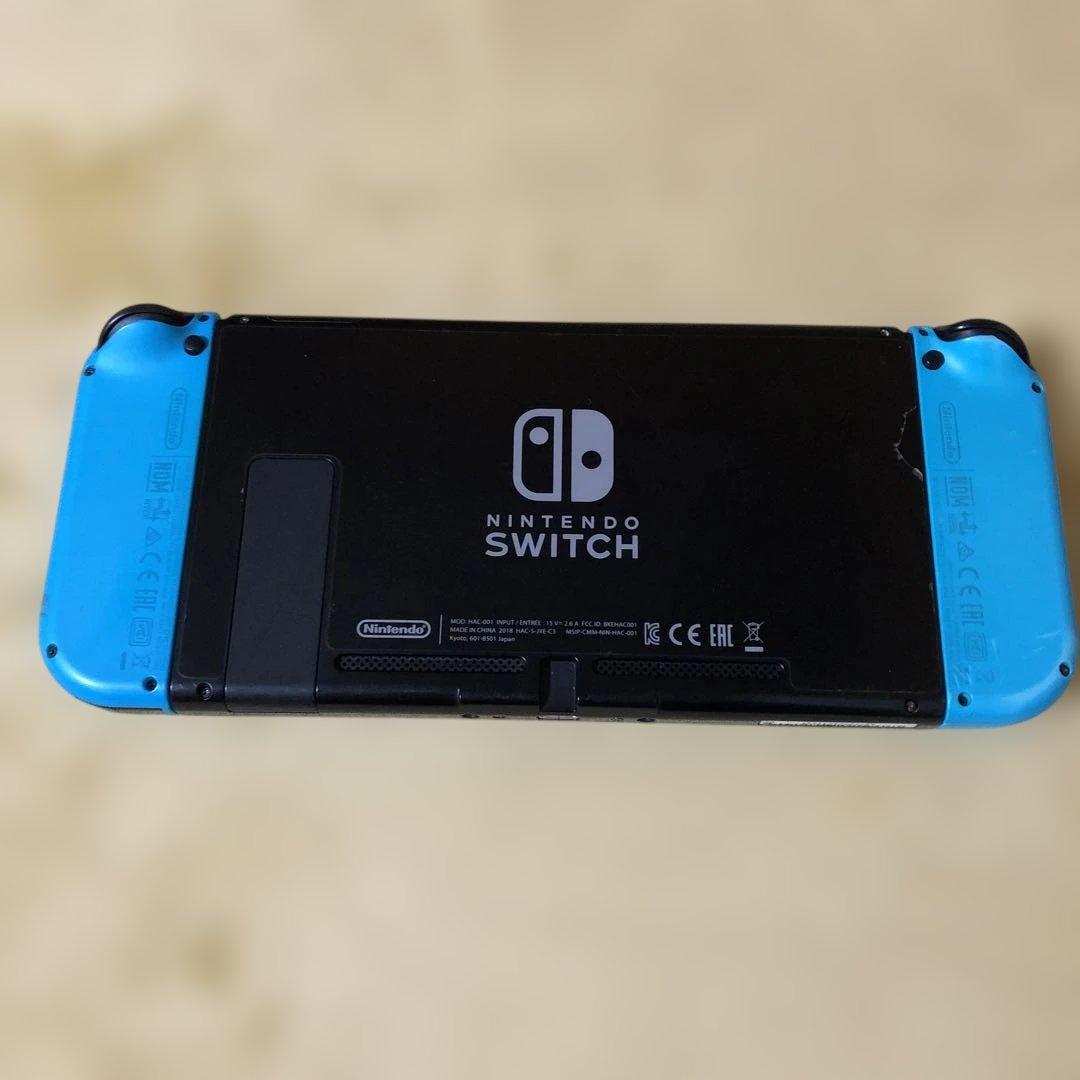 【ジャンク品】Nintendo Switch 本体 青のジョイコン