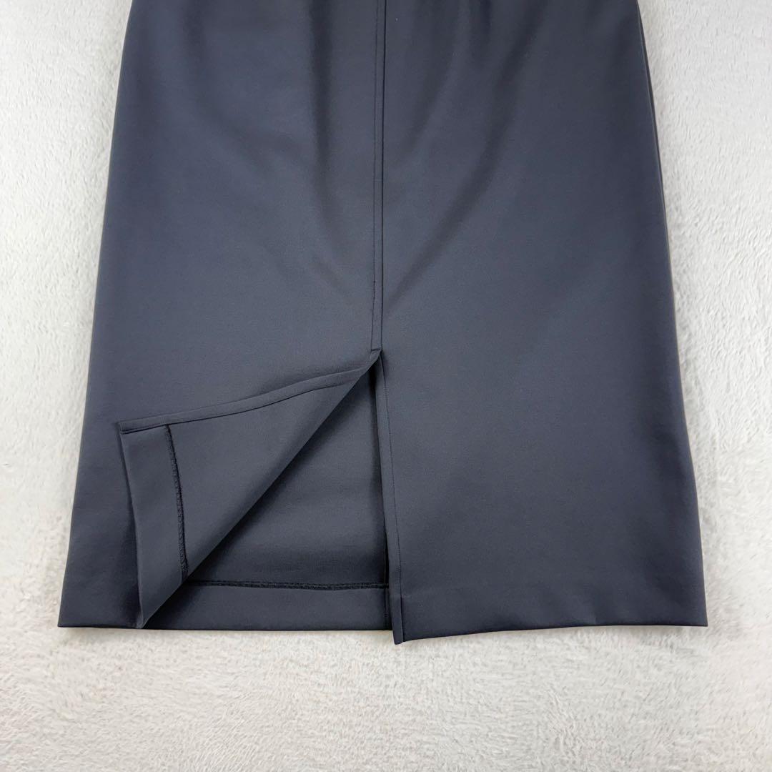 美品　アンタイトル　ロングスカート　タイト　大きいサイズ　44 グレー　スリット