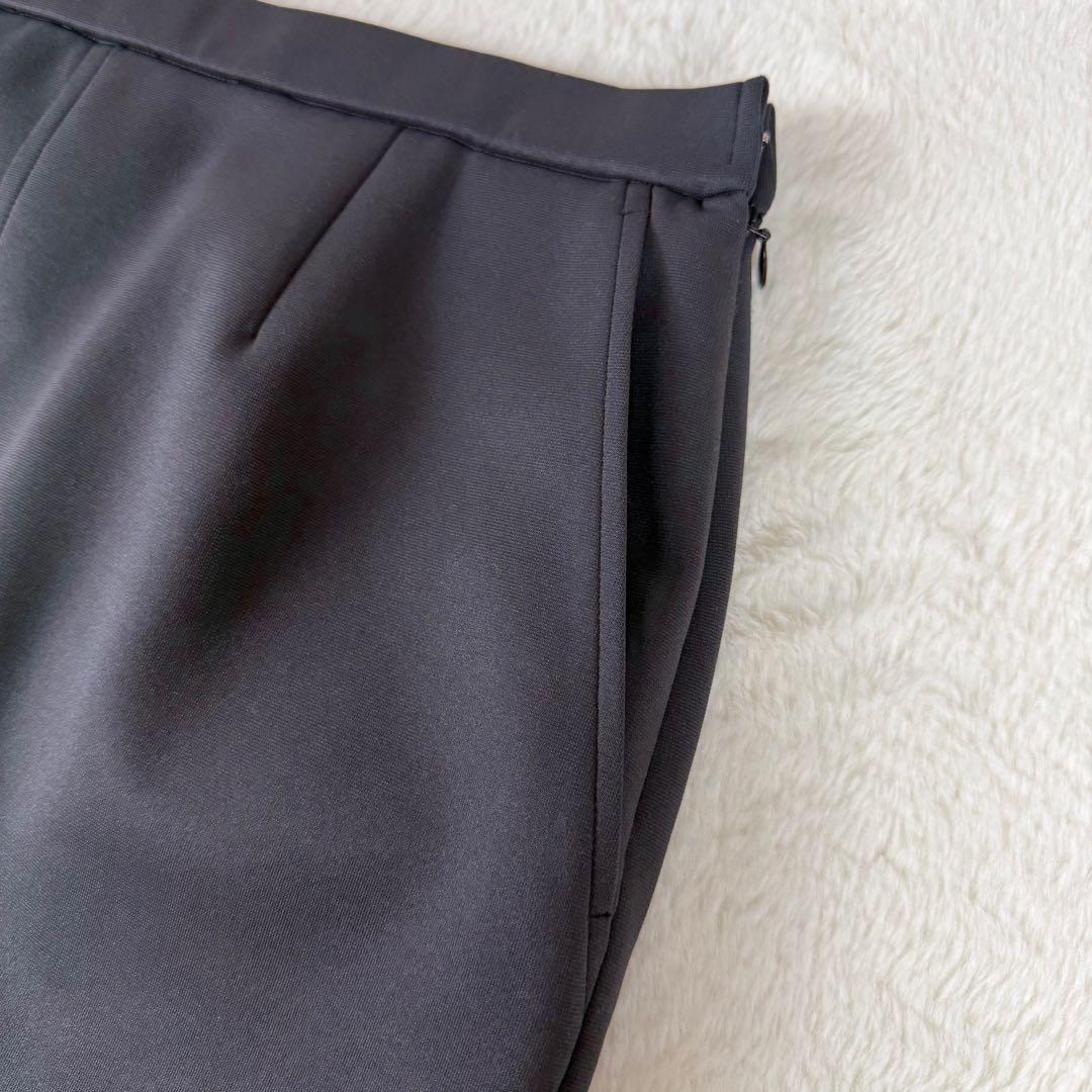 美品　アンタイトル　ロングスカート　タイト　大きいサイズ　44 グレー　スリット
