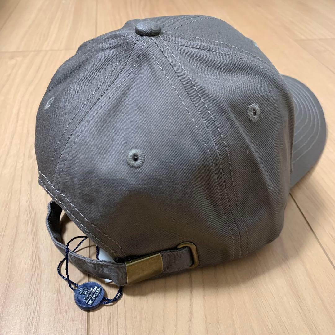 １点のみ当日発送ニット帽ビーニー帽子ロゴキャップグレー