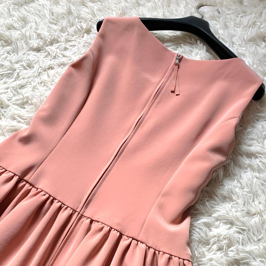 美品✨人気 希少色 フォクシー ロザリンド ワンピース フィットアンドフレア