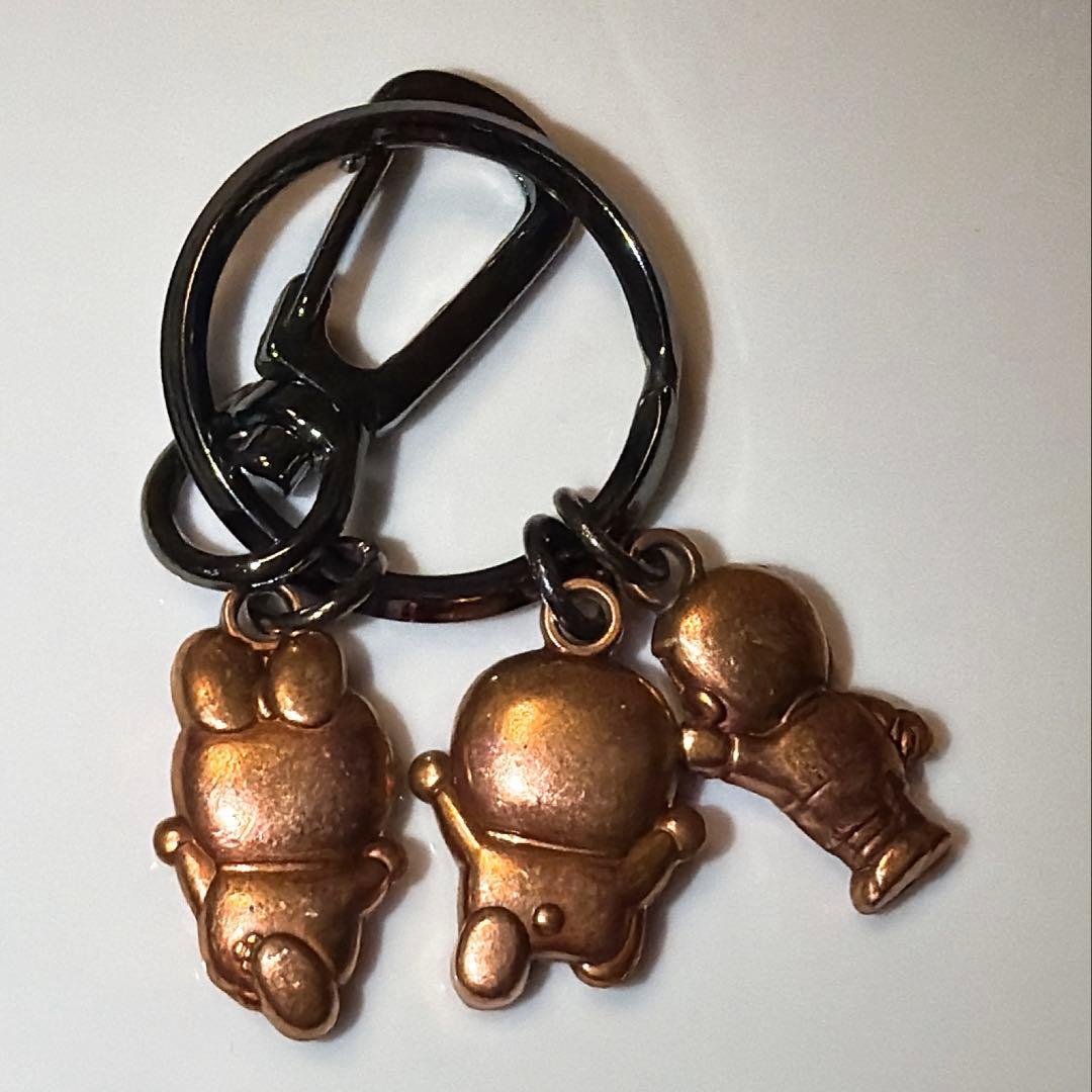ドラえもん　メタル　チェーン　キーホルダー　レトロ