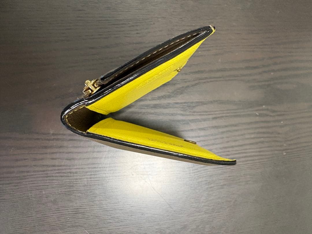 ラルコバレーノ　スマートカードウォレット　GRAY*YELLOW