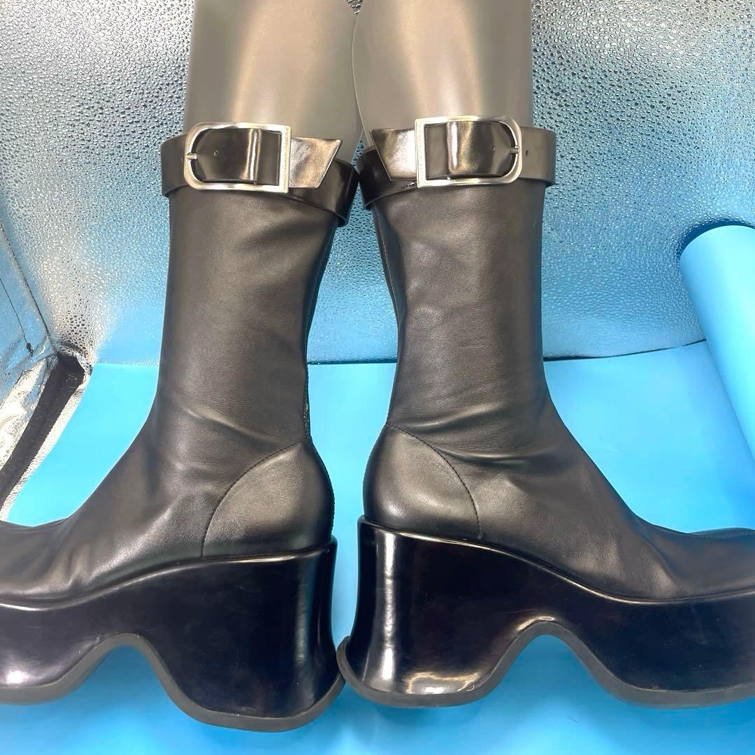 CHARLES&KEITH チャールズ＆キース　プラットフォームブーツ　24.5