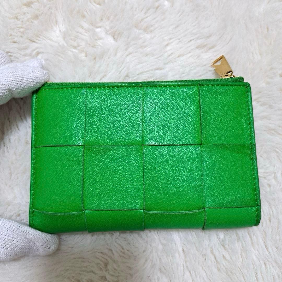 ✨美品　RFID搭載✨ボッテガ　長財布　二つ折り　カセット　パラキート　レザー