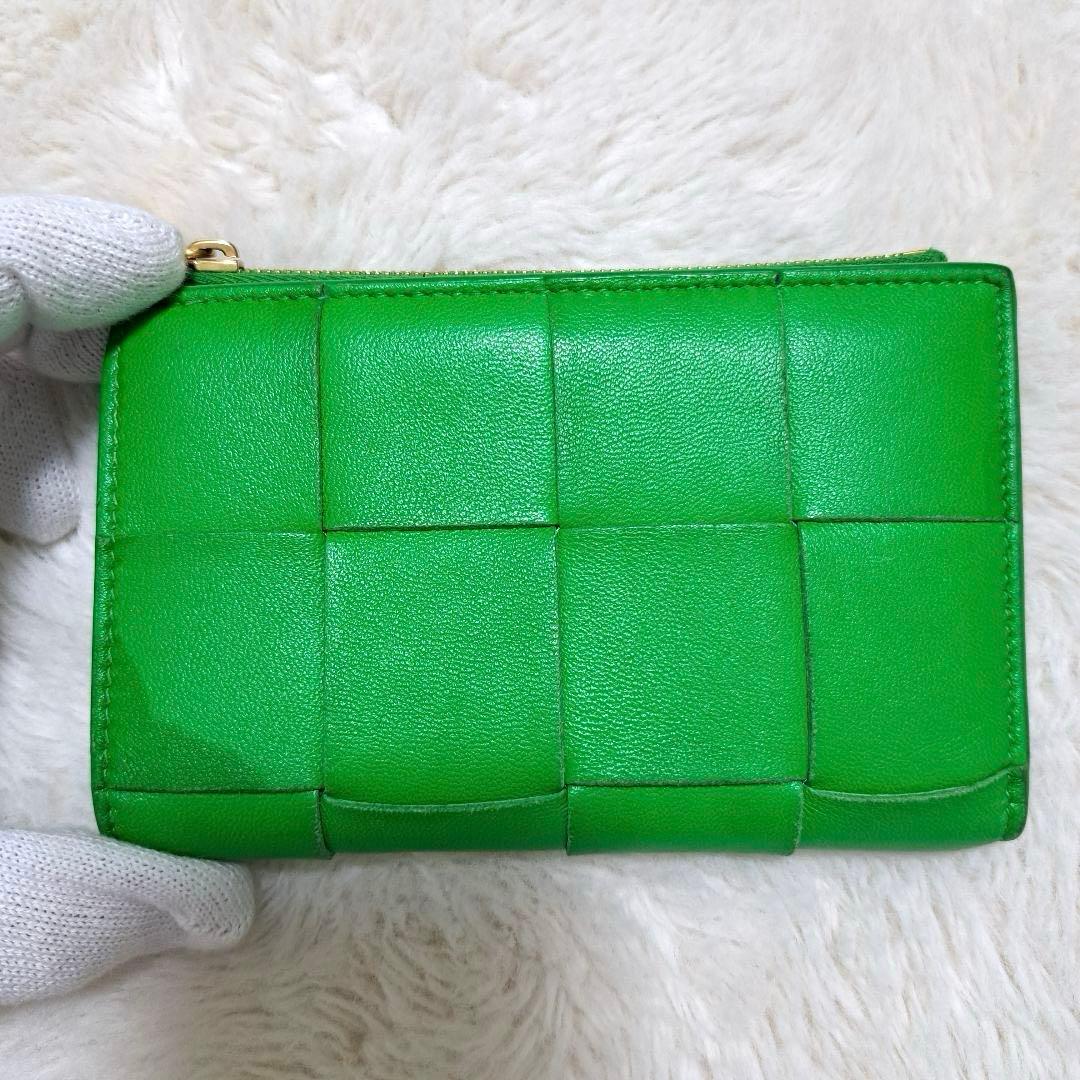 ✨美品　RFID搭載✨ボッテガ　長財布　二つ折り　カセット　パラキート　レザー