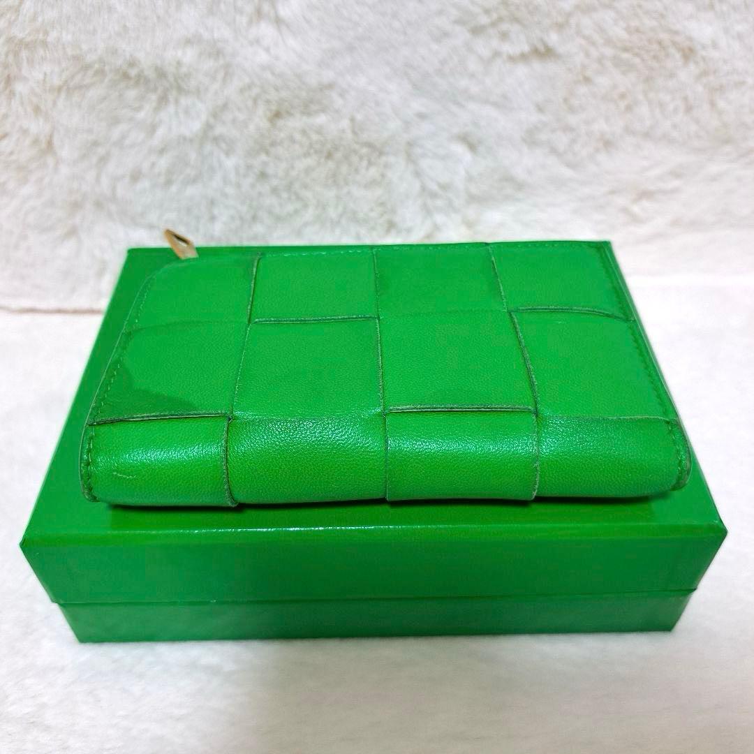 ✨美品　RFID搭載✨ボッテガ　長財布　二つ折り　カセット　パラキート　レザー