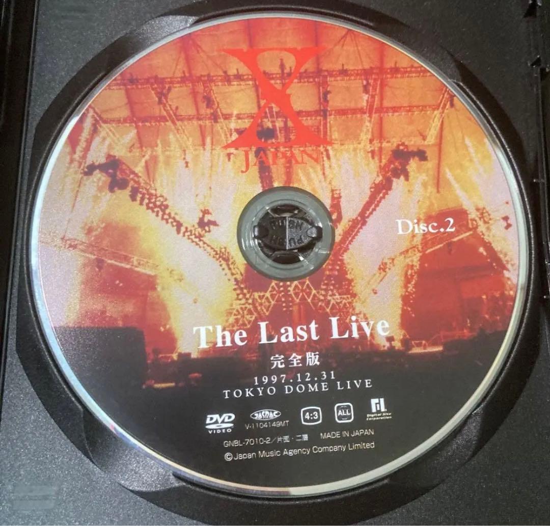 大人気！！X JAPAN/THE LAST LIVE 完全版〈2枚組〉