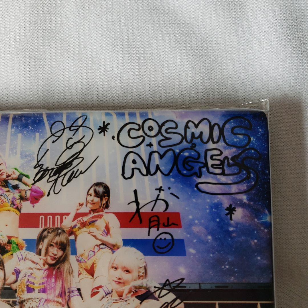女子プロレス スターダム COSMIC ANGELS サイン入りミニパネル