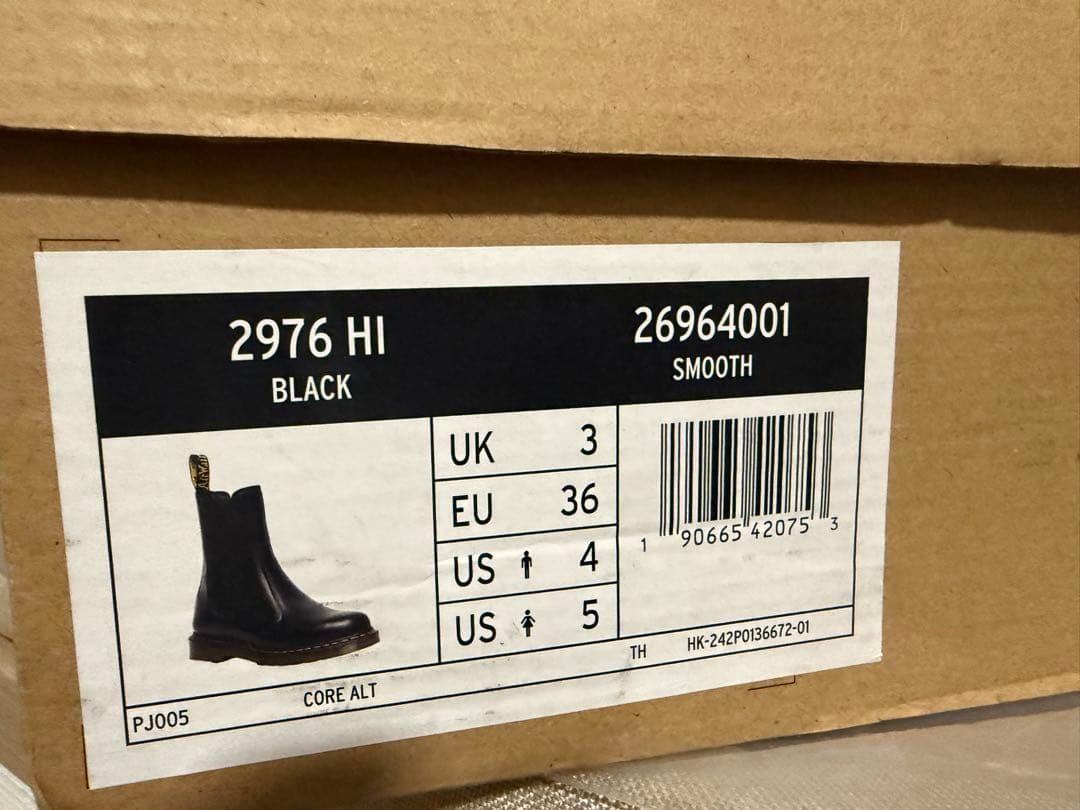 未使用品　Dr.Martens ドクターマーチン チェルシー2976HI