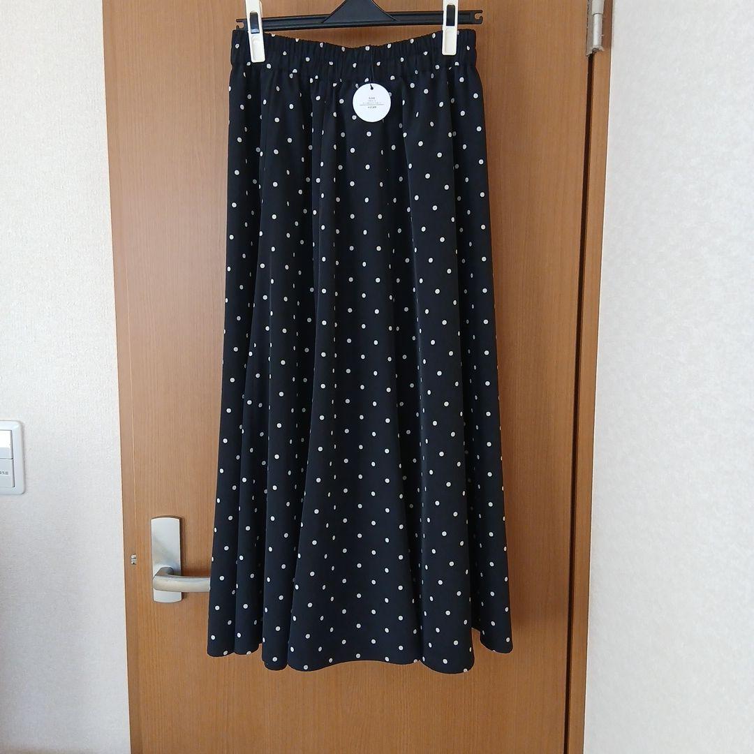 新作　新品　kubosanmade　クボサンメイド　ドットのフレアスカート