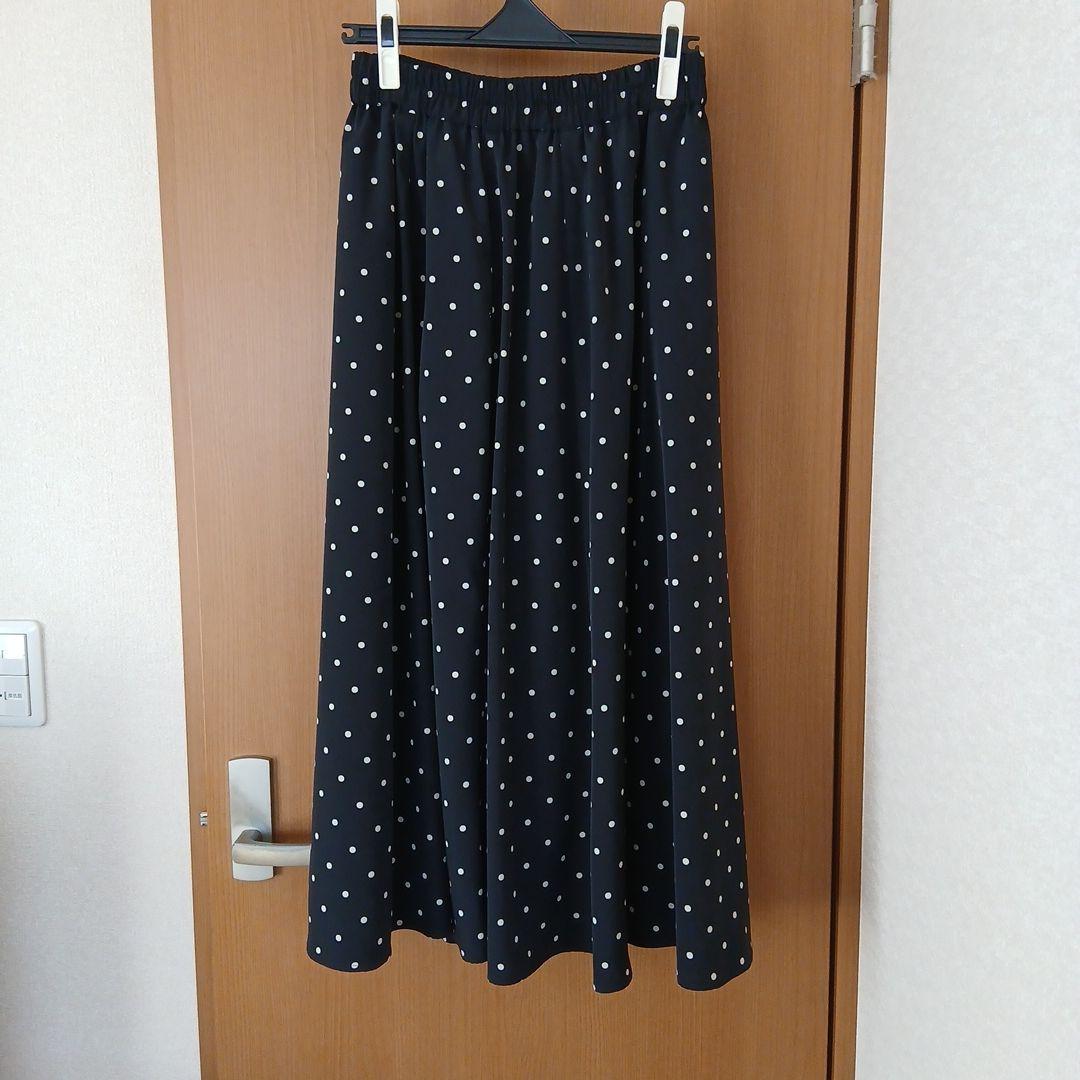 新作　新品　kubosanmade　クボサンメイド　ドットのフレアスカート