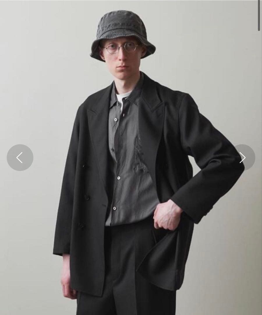 Steven Alan ダブルテーラードジャケット ブラック