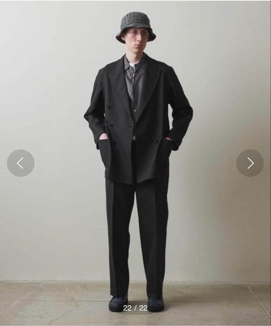 Steven Alan ダブルテーラードジャケット ブラック