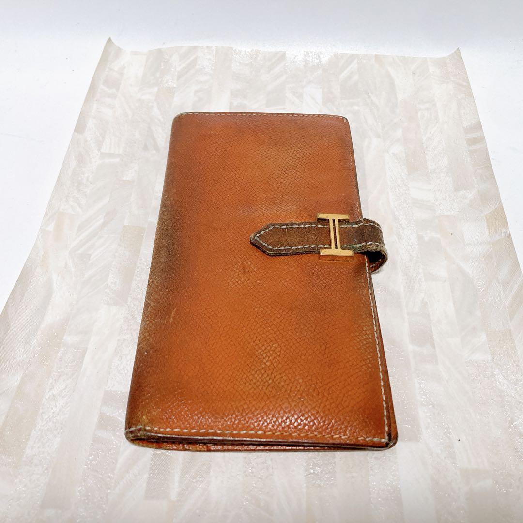 HERMES エルメス　べアンクラシック　折り財布　ブラウン　正規品　送料無料
