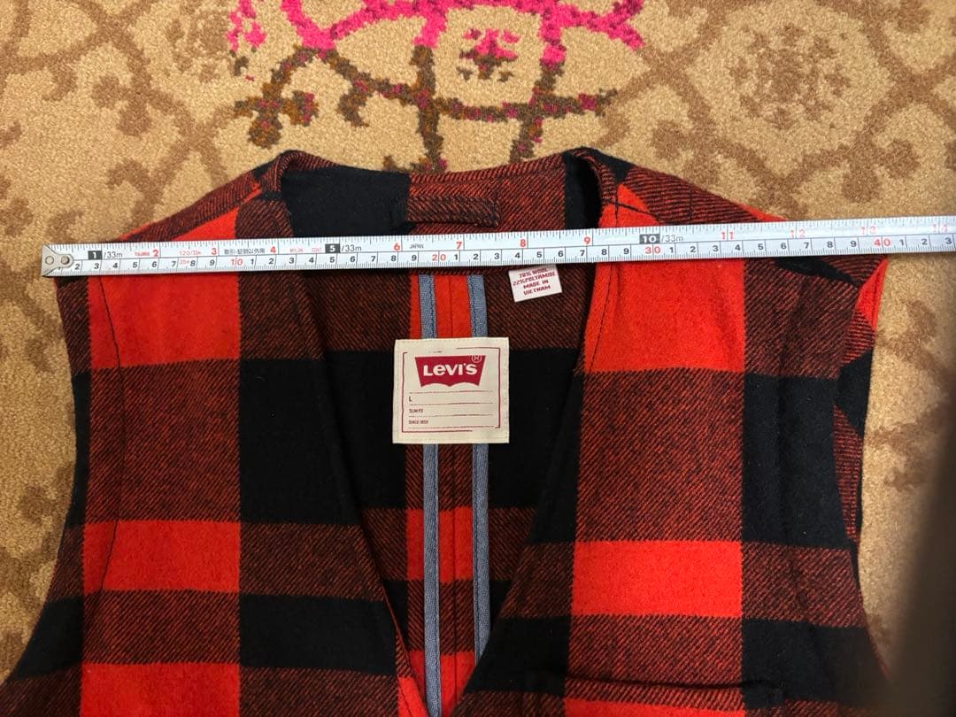 Levi's バッファローチェック ほぼ　マッキーノウールベスト アメカジ