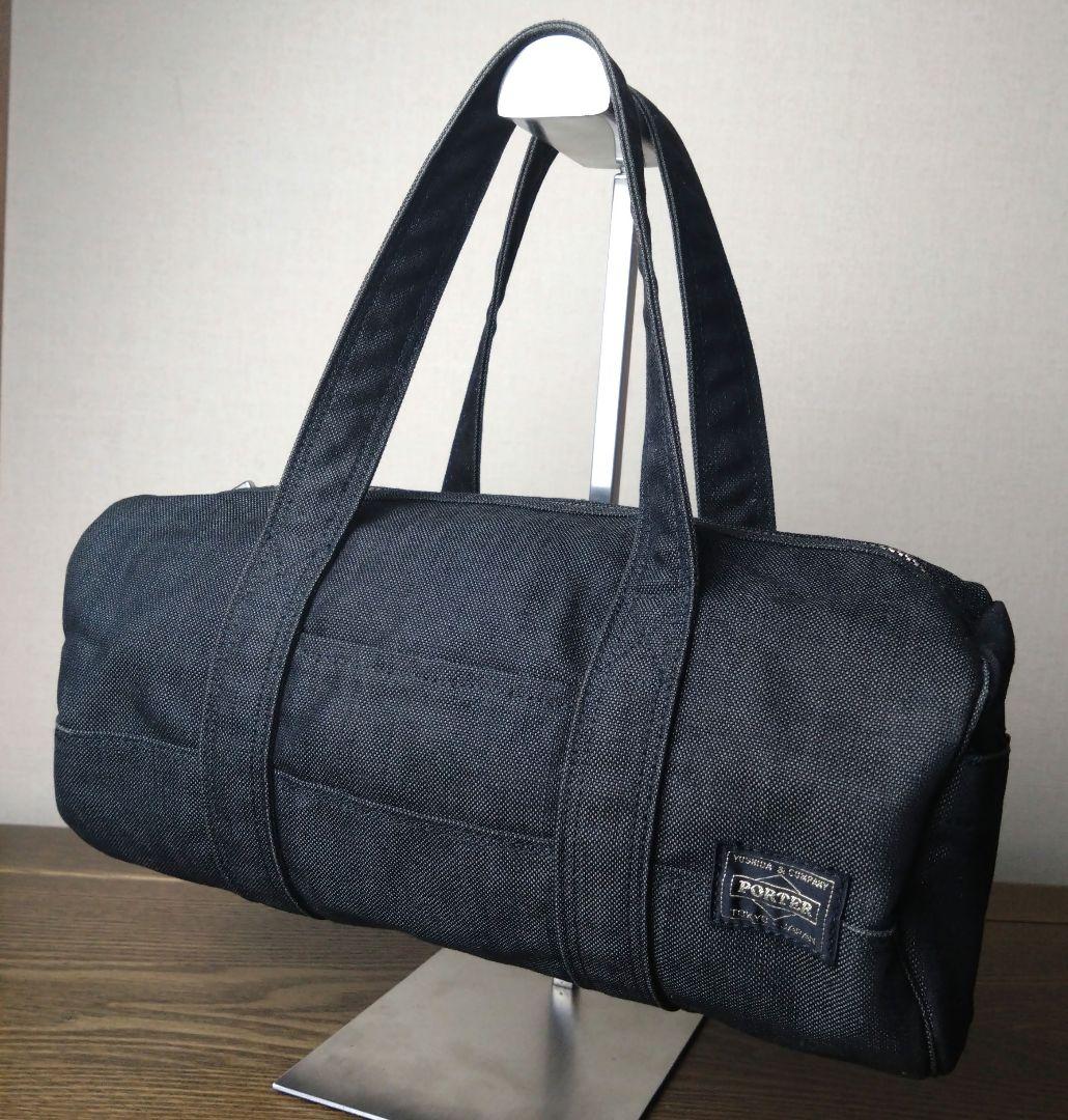 【PORTER】 ポーター スモーキー ミニボストンバッグ チャコール系カラー