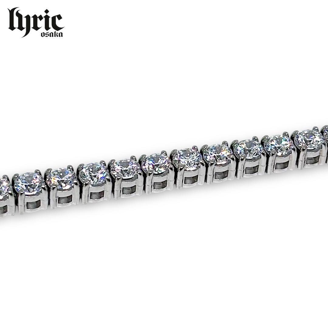 テニスネックレス 4mm 50cm サージカルステンレス 316L ブリンブリン