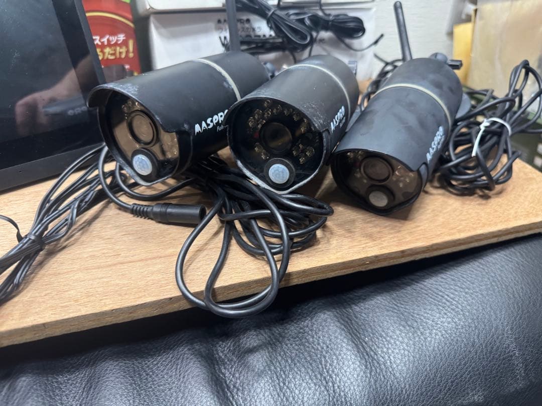 wiff無しでOK マスプロ電工防犯カメラ３台 WHC10M2 (リコール対象外