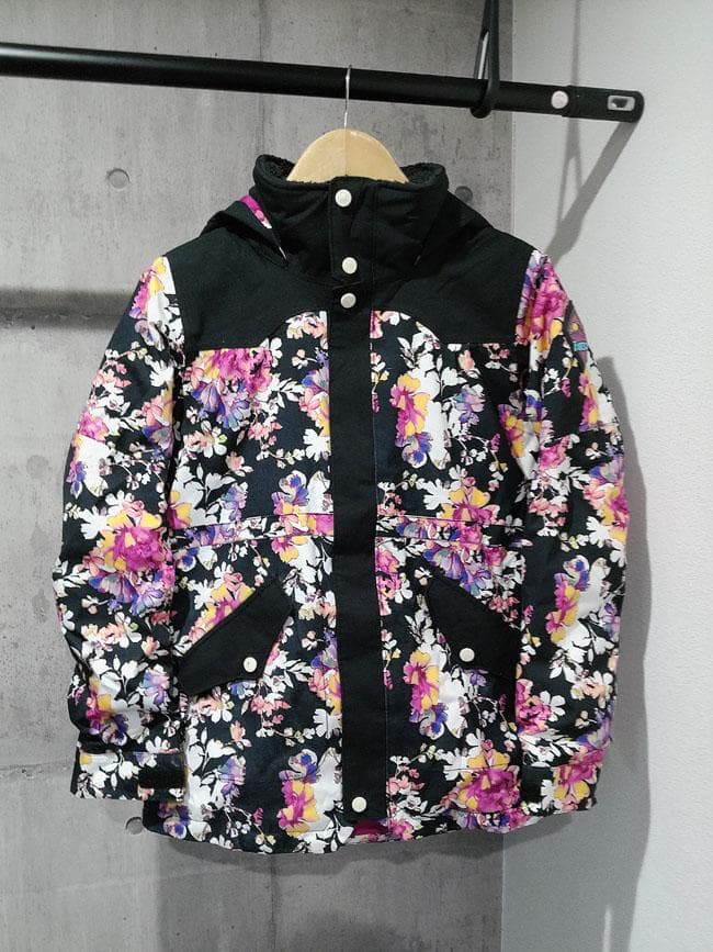 BURTONバートン 21431 フローラル花柄 中綿 スノーボードジャケットL
