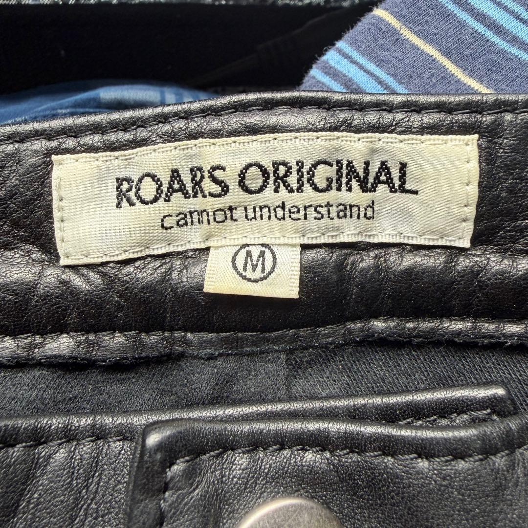 ROARS ORIGINAL ローライズ レザーパンツ 本革