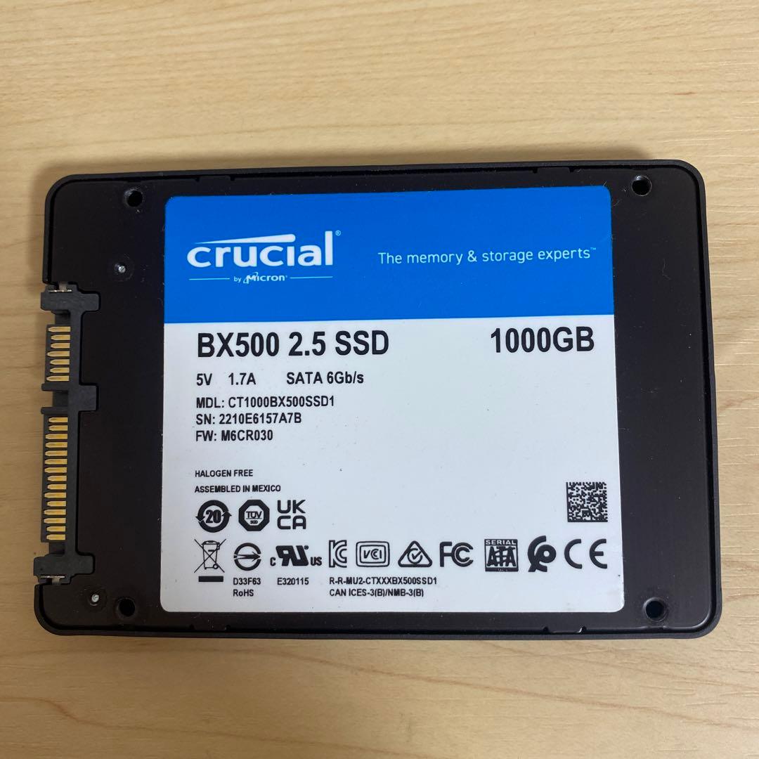 t*8様 SSD 1TB CRUCIAL BX500 2.5 SSD