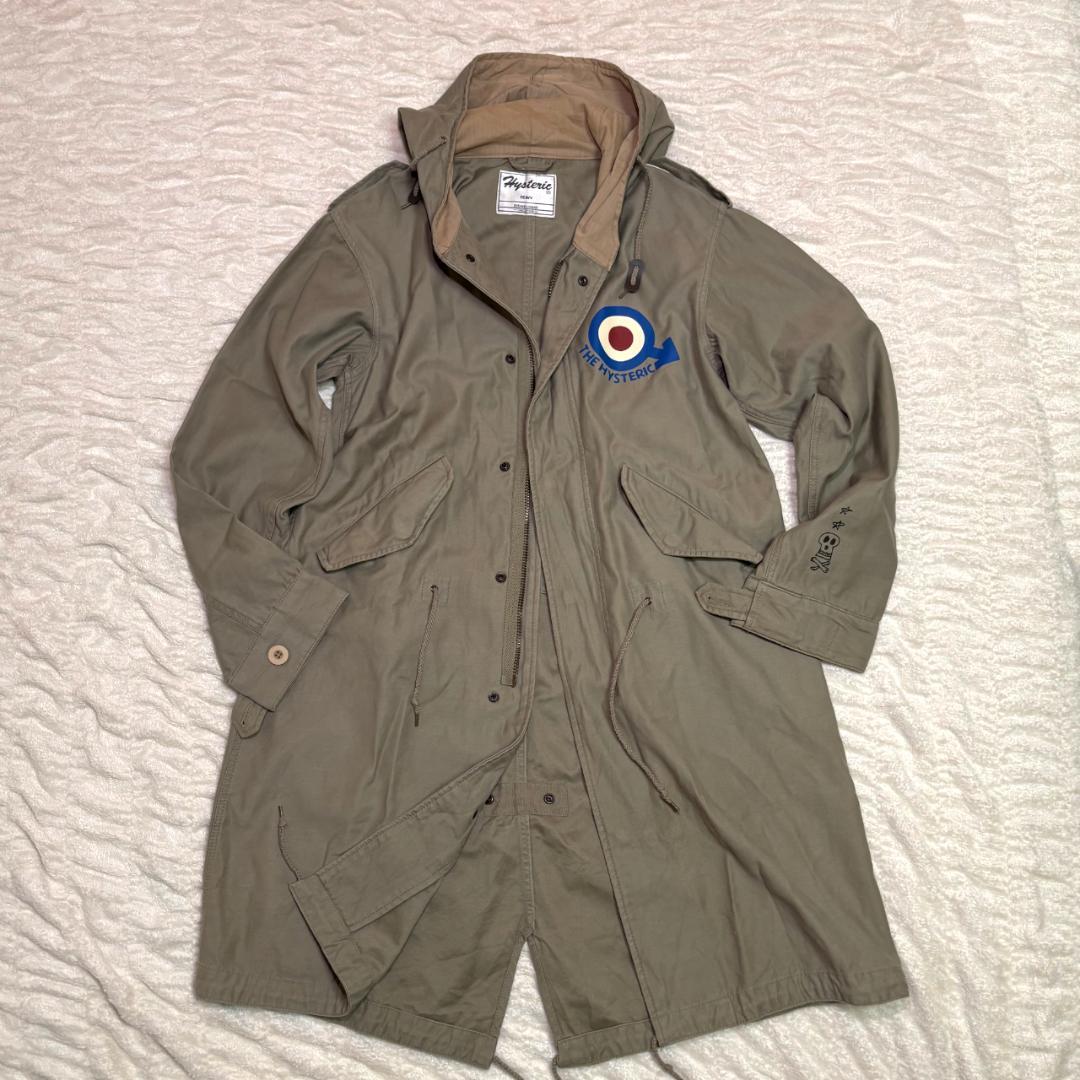 ヒステリックグラマー モッズコート ベージュ HYSTERIC GLAMOUR